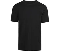 Dry Cotton O-Ausschnitt T-Shirt Schwarz