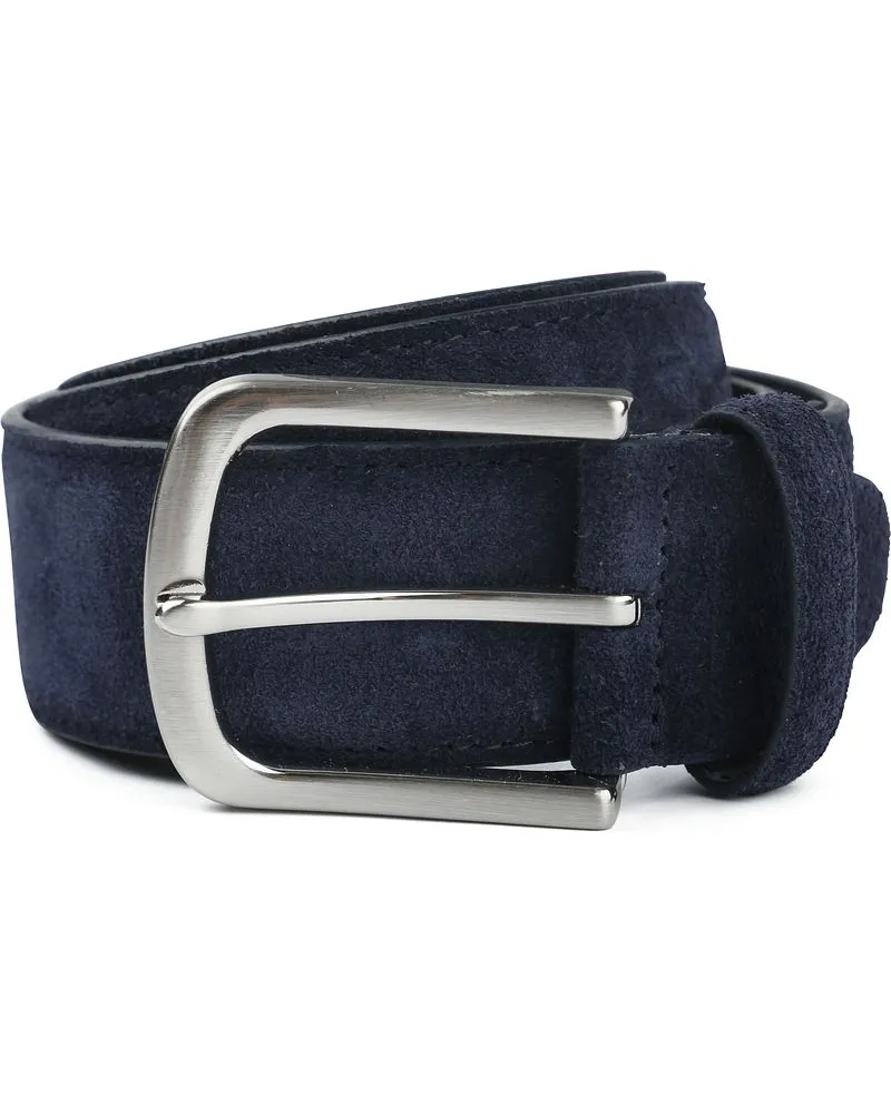 Suitable Ledergürtel Wildleder Navy Dunkelblau