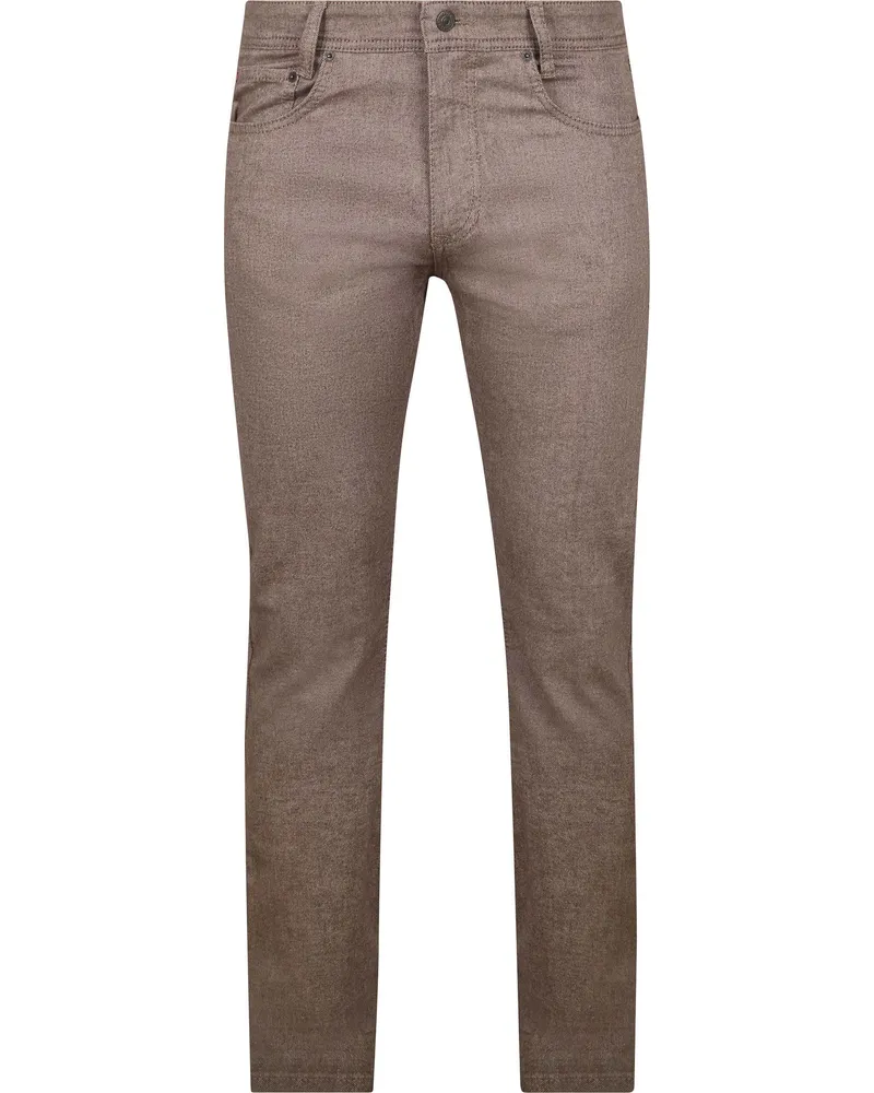 MAC Jeans Hose Arne Melange Braun Taupe