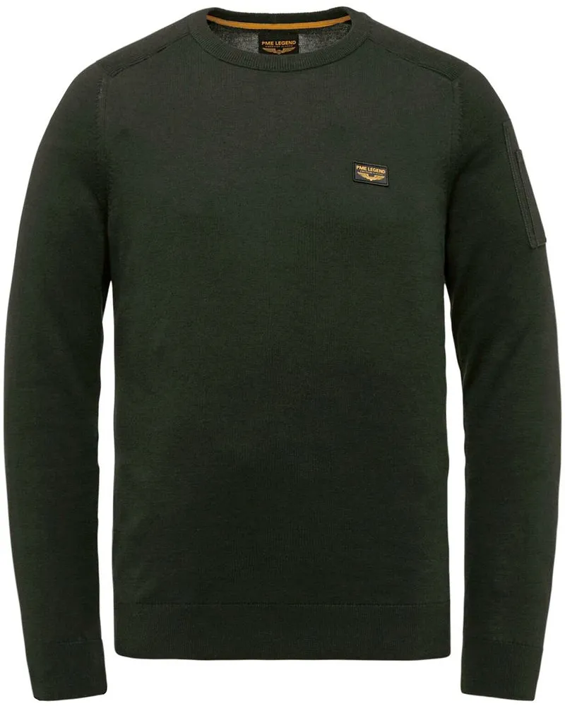 PME Legend Buckley Pullover Dunkelgrün Dunkelgrün