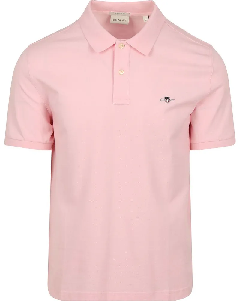 Gant Shield Piqué Poloshirt Hellrosa Pink