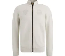 Strickjacke Cargo Knitted Ecru