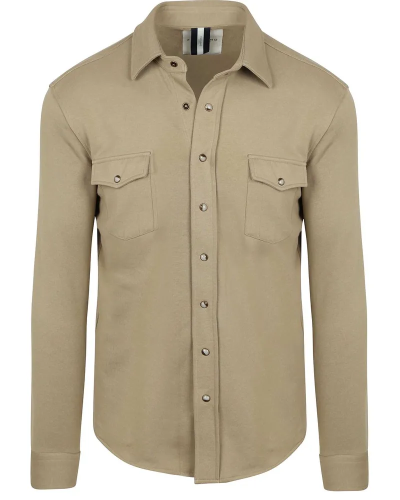 Profuomo McGregor Hemd Regular Fit Blau Grün