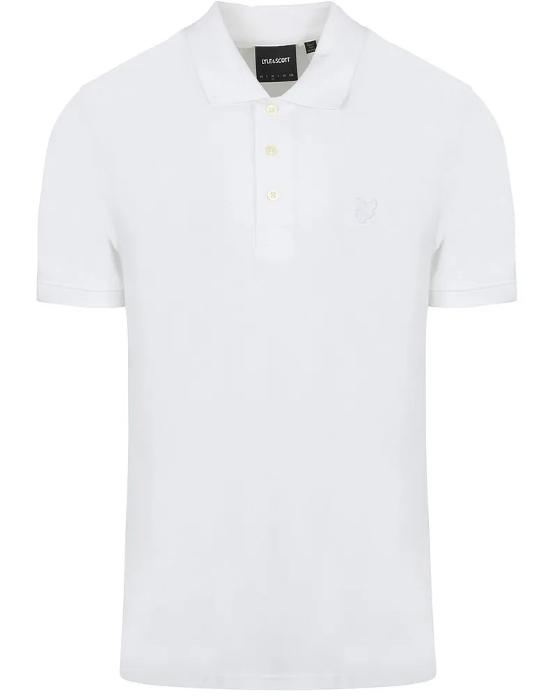 Lyle & Scott Tonal Eagle Polo Weiß Weiß