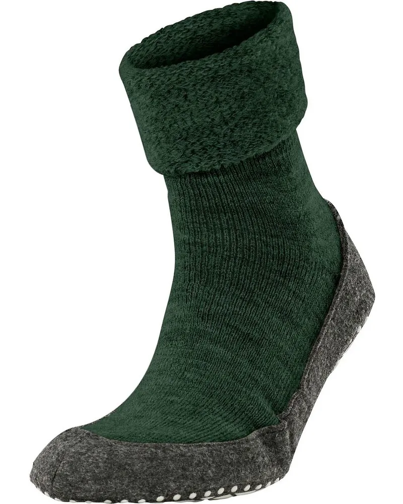 Falke Cosyshoe Hausschuhe Dunkelgrün Grün