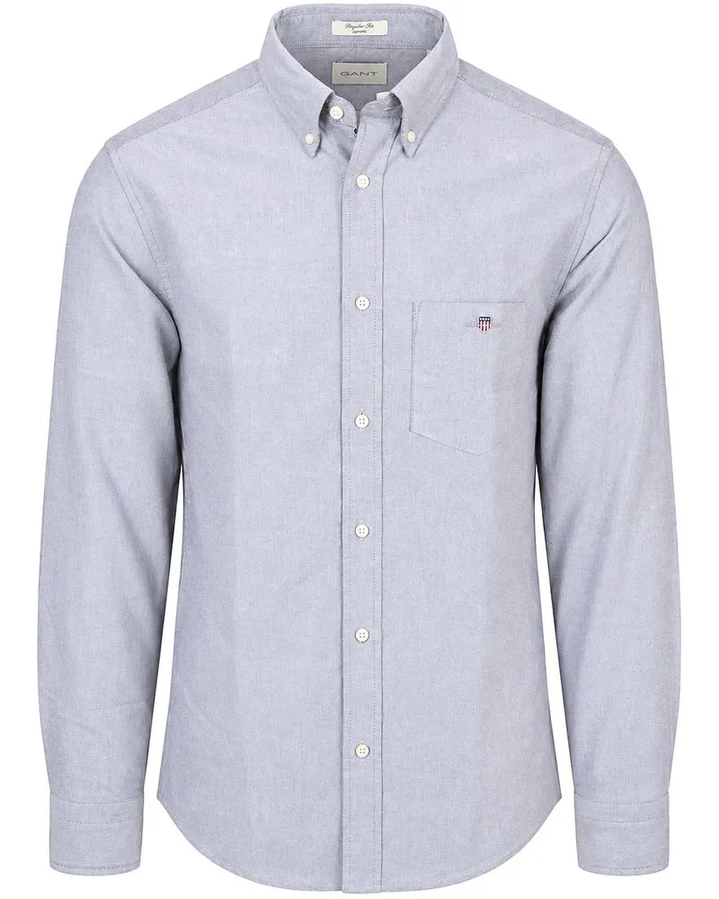 Gant Oxfordhemd Light Brown Grau