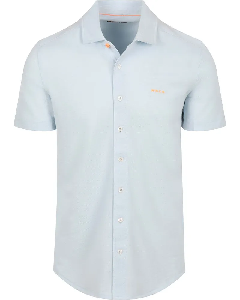 New Zealand Auckland NZA) Shirt Kurzarm Piqué Sky Blau Hellblau
