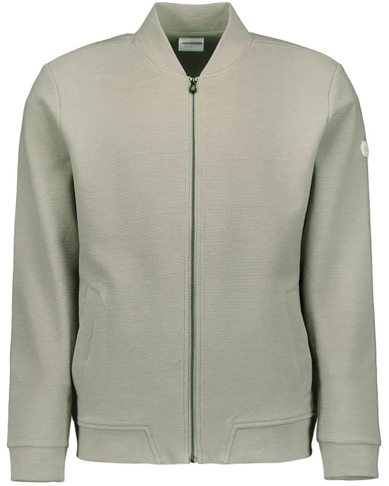 No Excess Strickjacke Texture Taupe Taupe