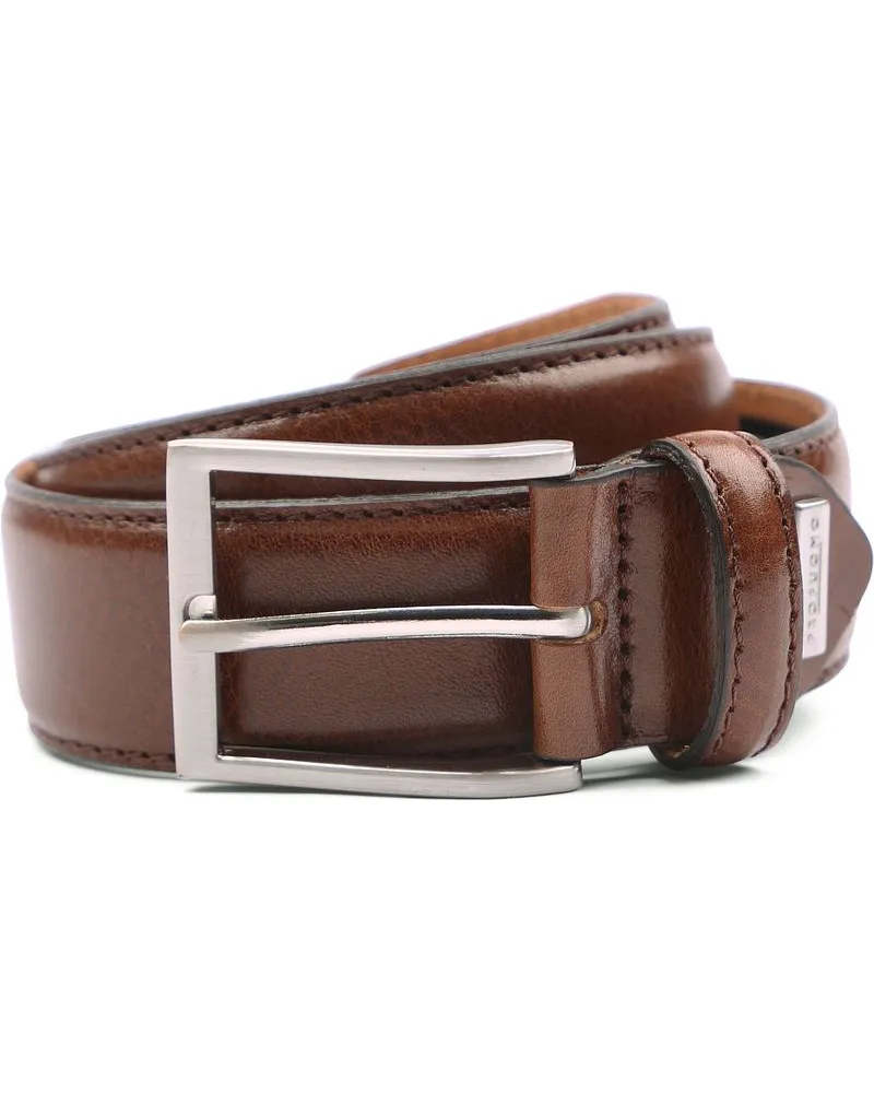 Profuomo Gürtel Kalbsleder Braun Braun