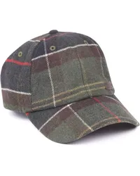 Barbour Galingtale Tartan Kappe  Kariert Wool Mix Grün Dunkelgrün