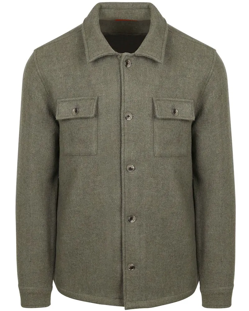 Suitable Overshirt Wool Blend Grün Grün
