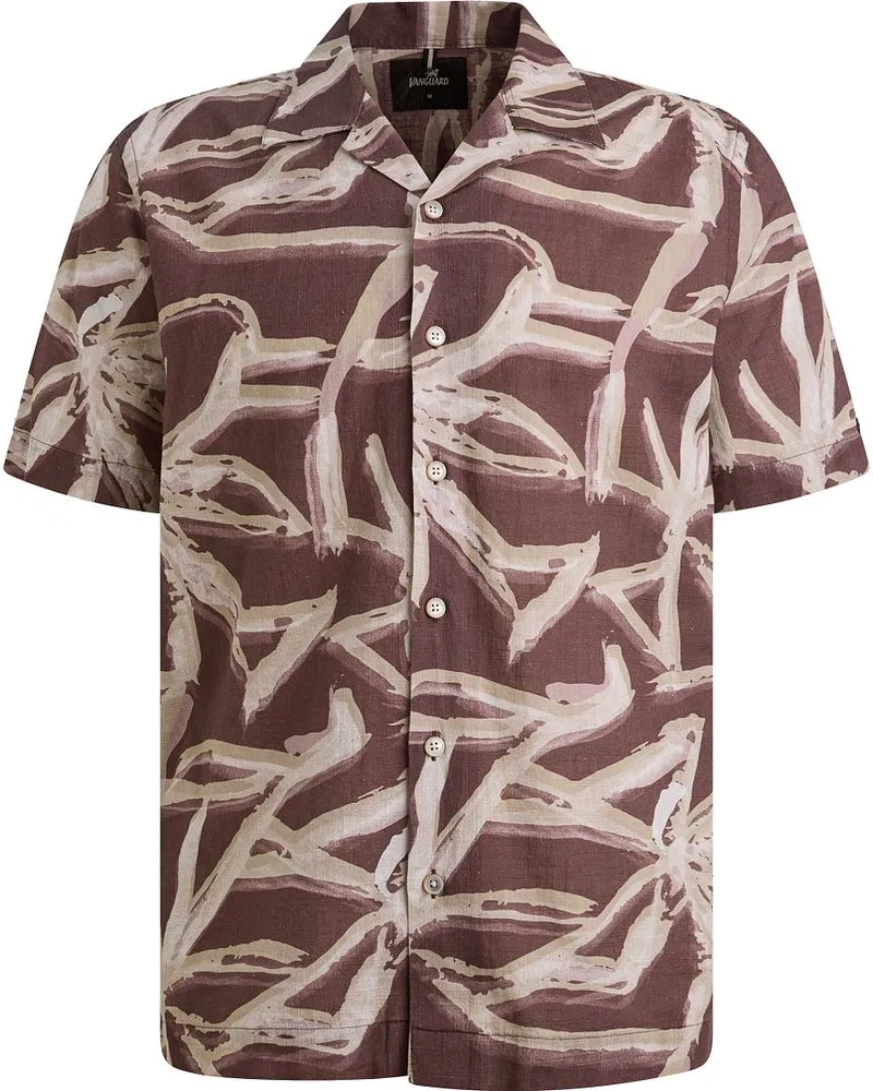 Vanguard Short Sleeve Hemd Print Catawba Grape Violett