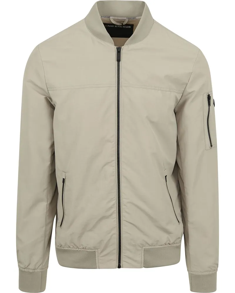 No Excess Jacke Bomber Beige Beige