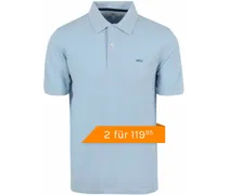 Classic Piqué Poloshirt Hellblau