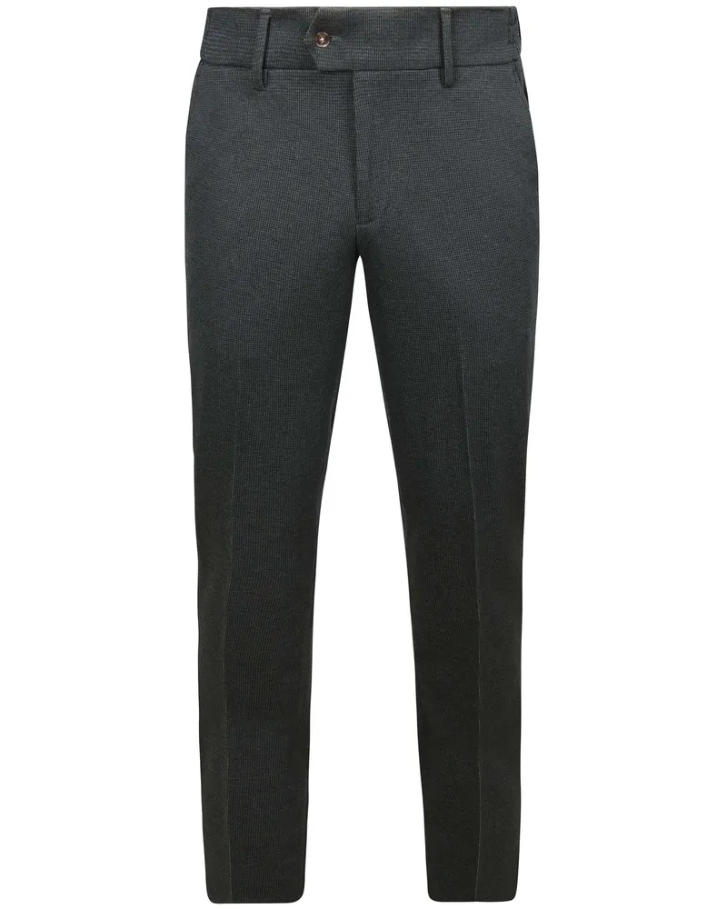 Suitable Aiden Hose Houndstooth Forest Dunkelgrün
