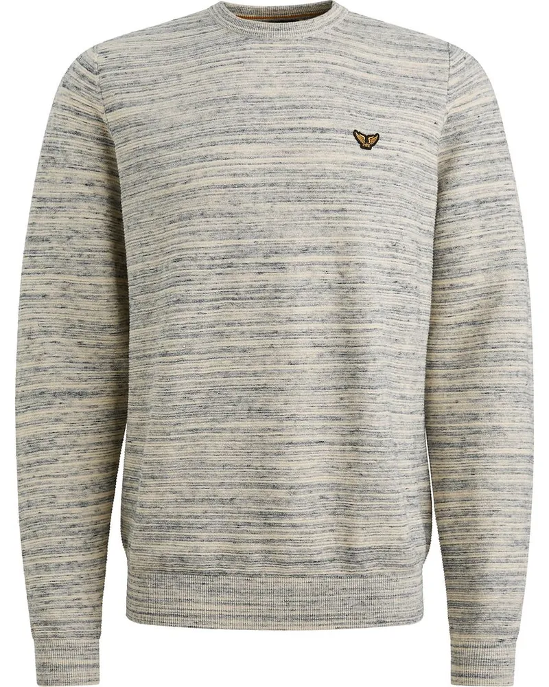 PME Legend Structure Sweater Bone Grau