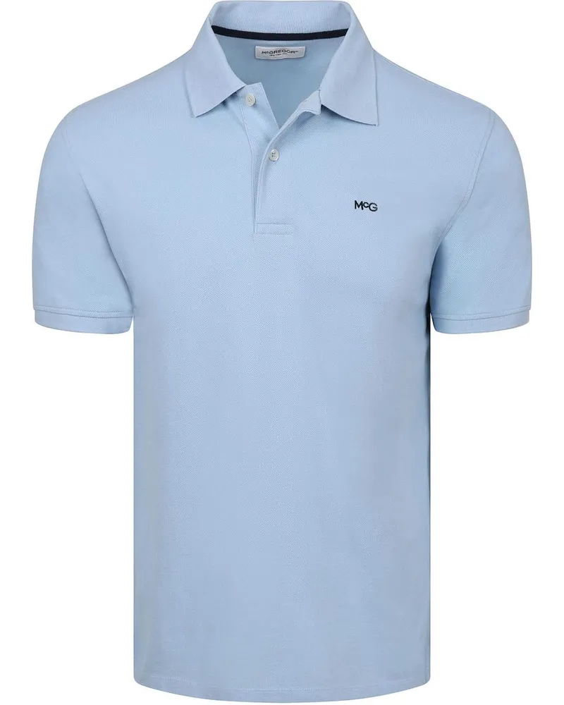 McGregor Piqué-Polo Hellblau Hellblau