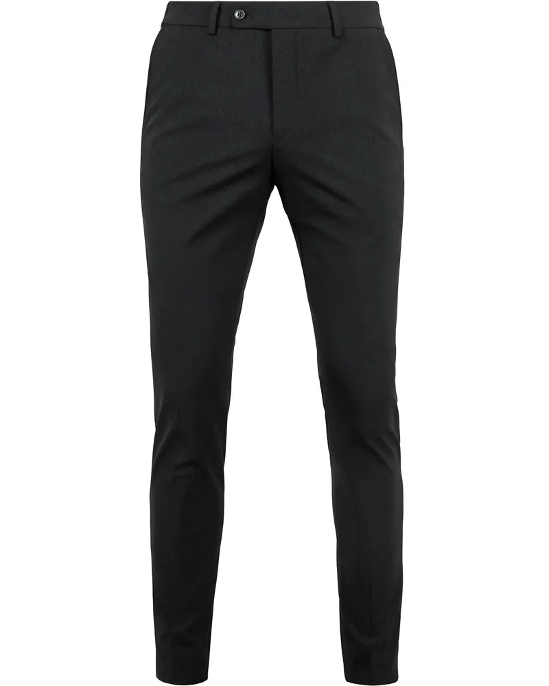 Suitable BASE Pantalon Schwarz Schwarz