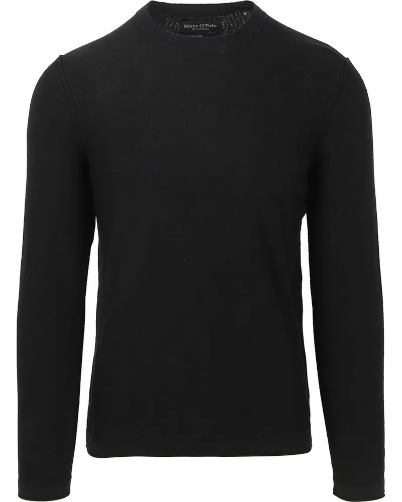 Marc O'Polo Pullover Linen Blend Navy Blau