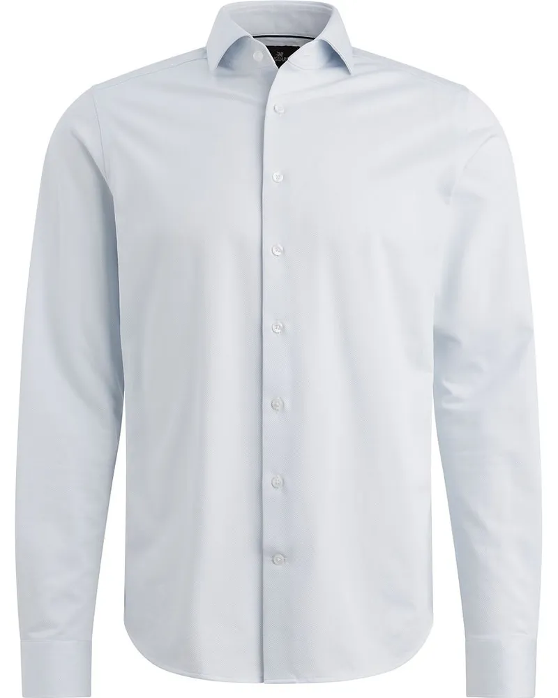 Vanguard Hemd Elevated Knit Hellblau Blau