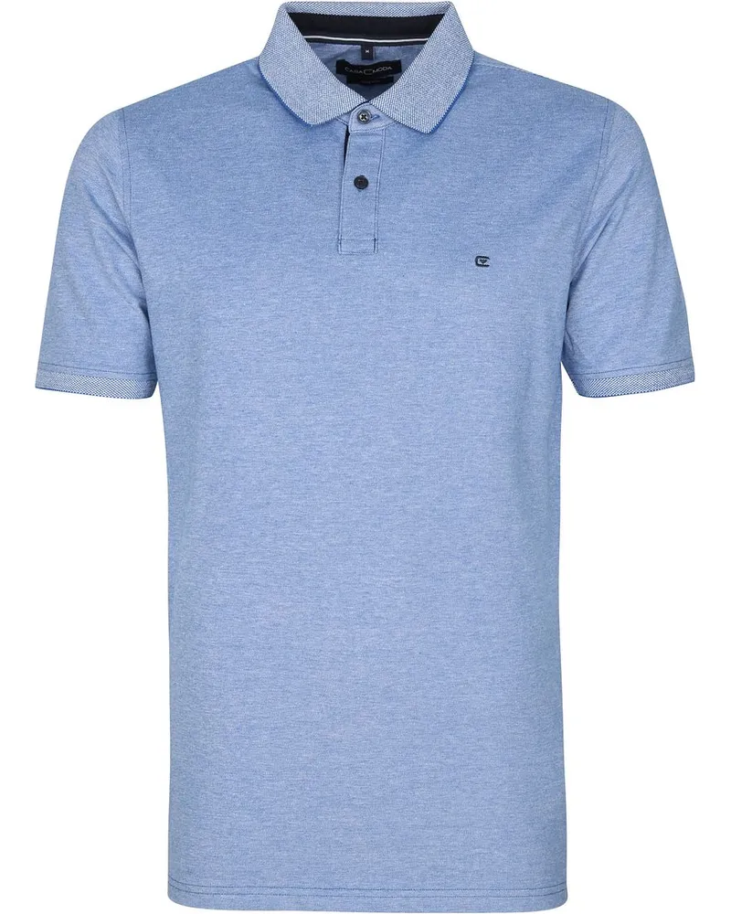 CasaModa Poloshirt Stretch Blau Blau