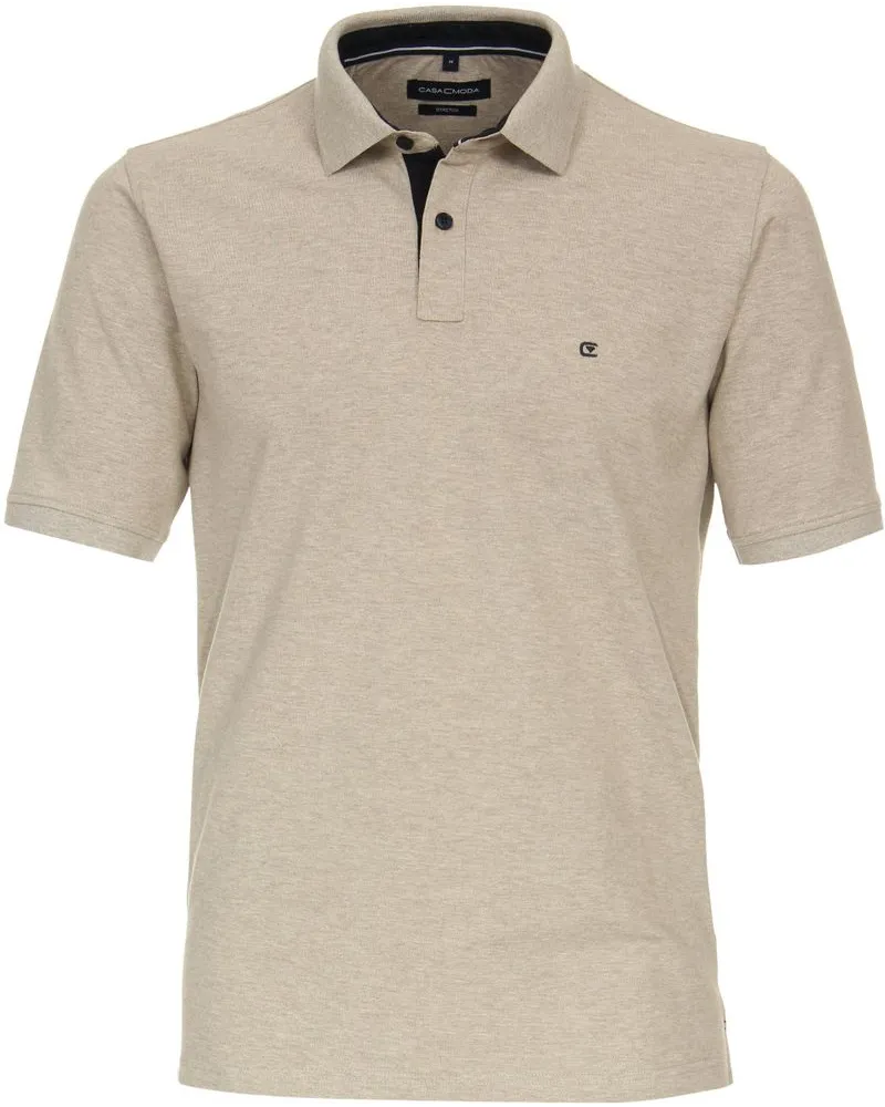 CasaModa Poloshirt Beige Beige