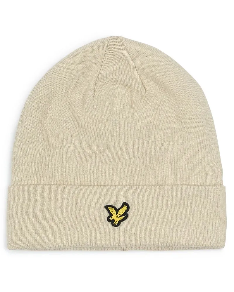 Lyle & Scott Lyle & Scott Beanie Wool Blend Ecru Wollweiß