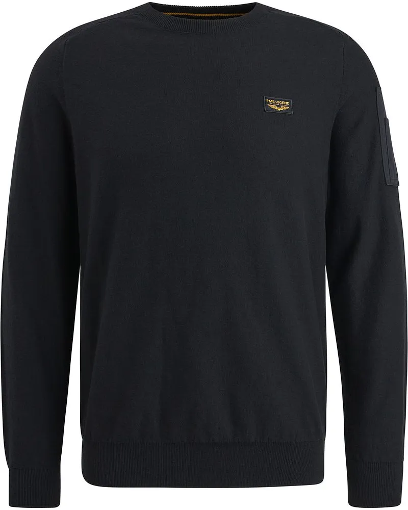 PME Legend American Classic Pullover Schwarz Schwarz