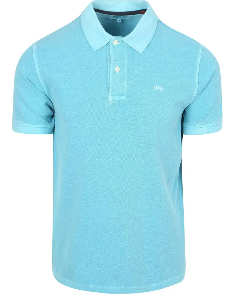 McGregor Piqué Poloshirt Aquablau Hellblau