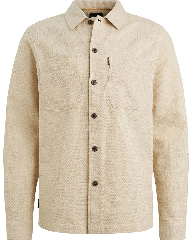 PME Legend Hemdjacke Dobby Structure Ecru Beige