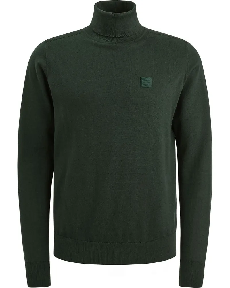 PME Legend Rollkragenpullover Dunkelrgün Grün
