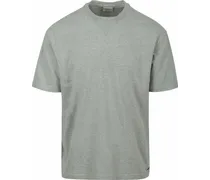 T-Shirt Melange Mintgrün