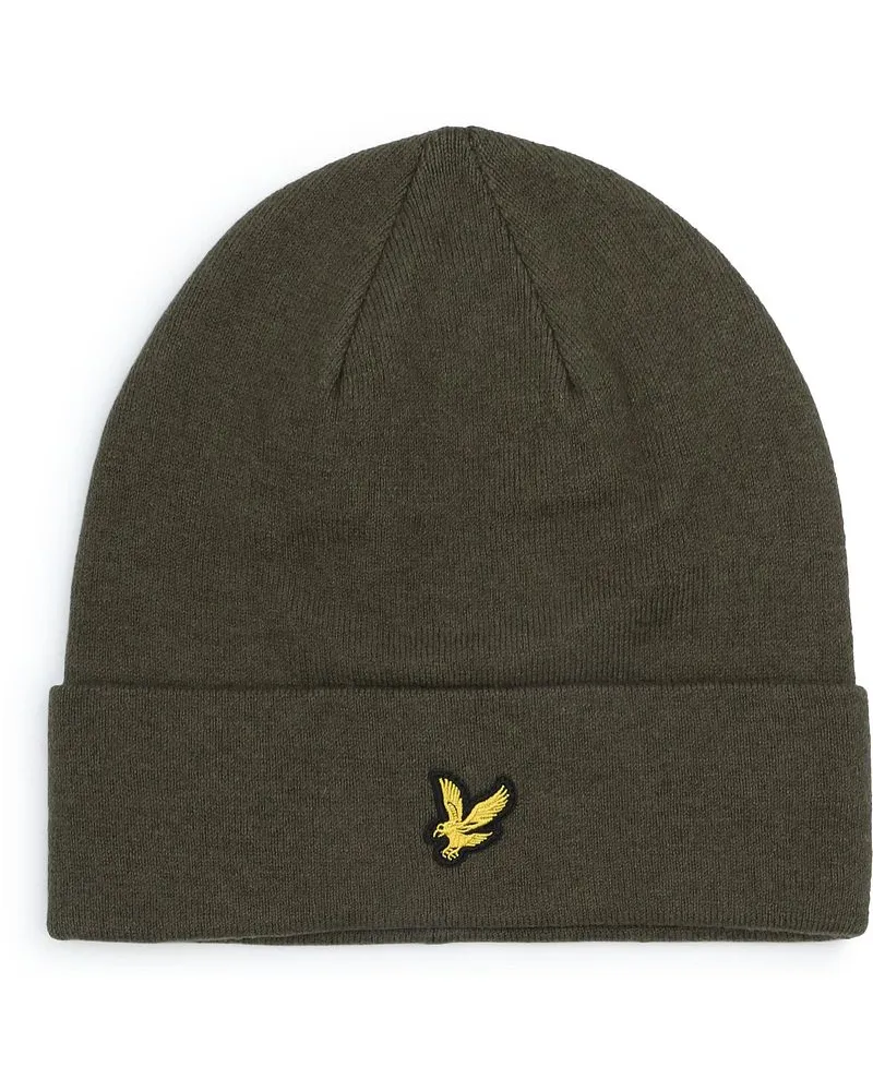 Lyle & Scott Lyle & Scott Beanie Wool Blend Olive Dunkelgrün