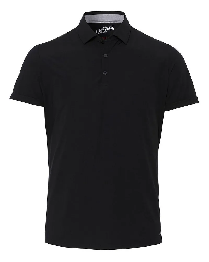 pure Functional Polo Shirt Schwarz Schwarz