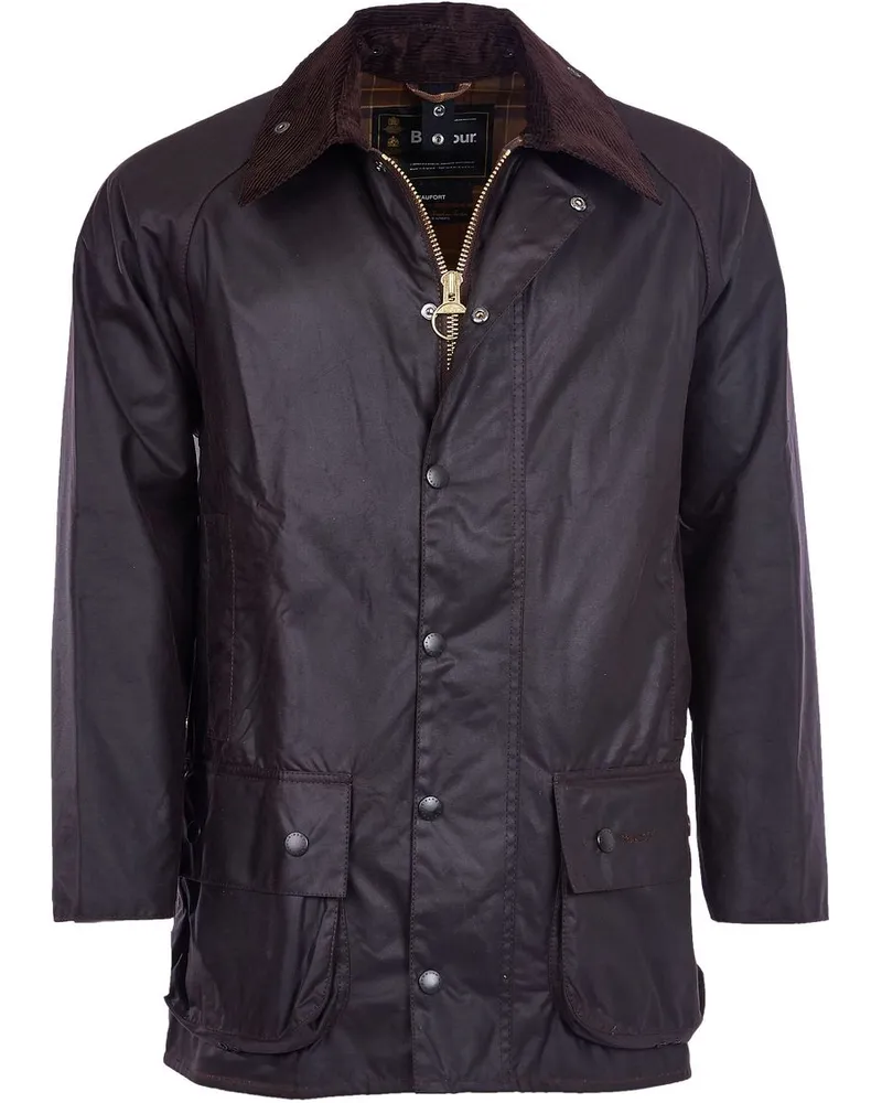 Barbour Beaufort Wachsjacke Braun Braun