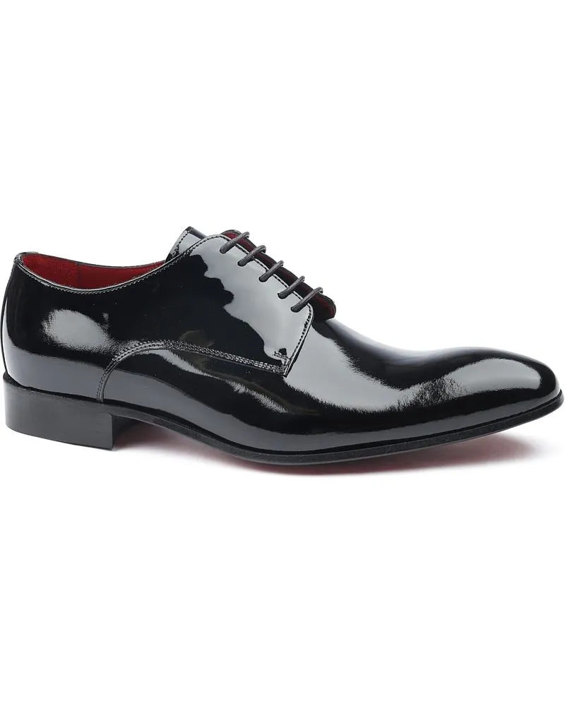 Giorgio Vernice Schwarz Lackschuh Schwarz