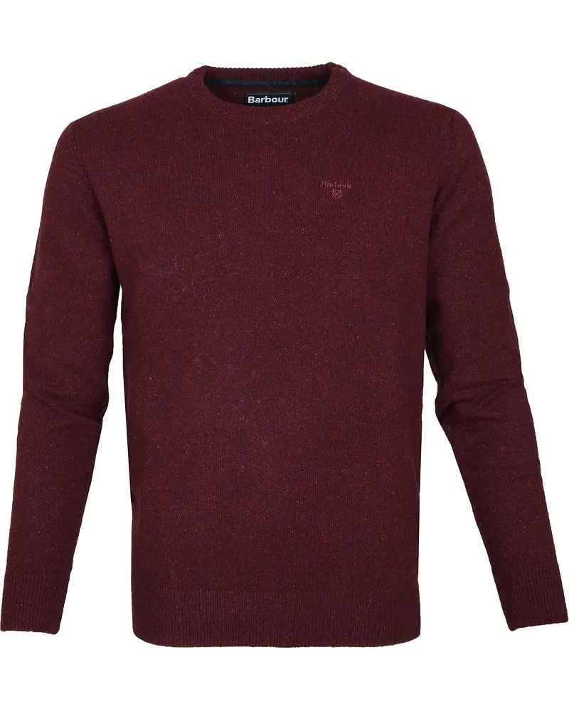 Barbour Tisbury Pullover Wolle Bordeaux Bordeaux