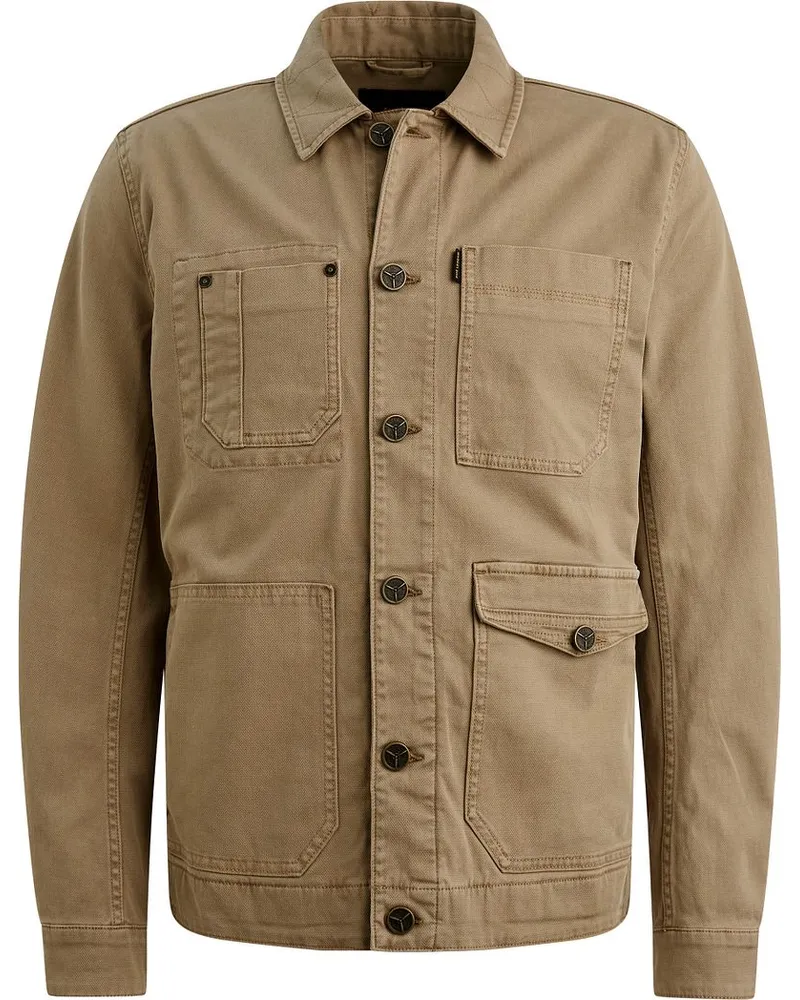 PME Legend Denim Worker Jacket Kaki Grün