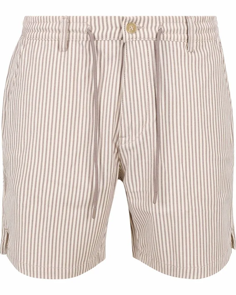Vanguard Relaxed Short Gestreift Beige Beige
