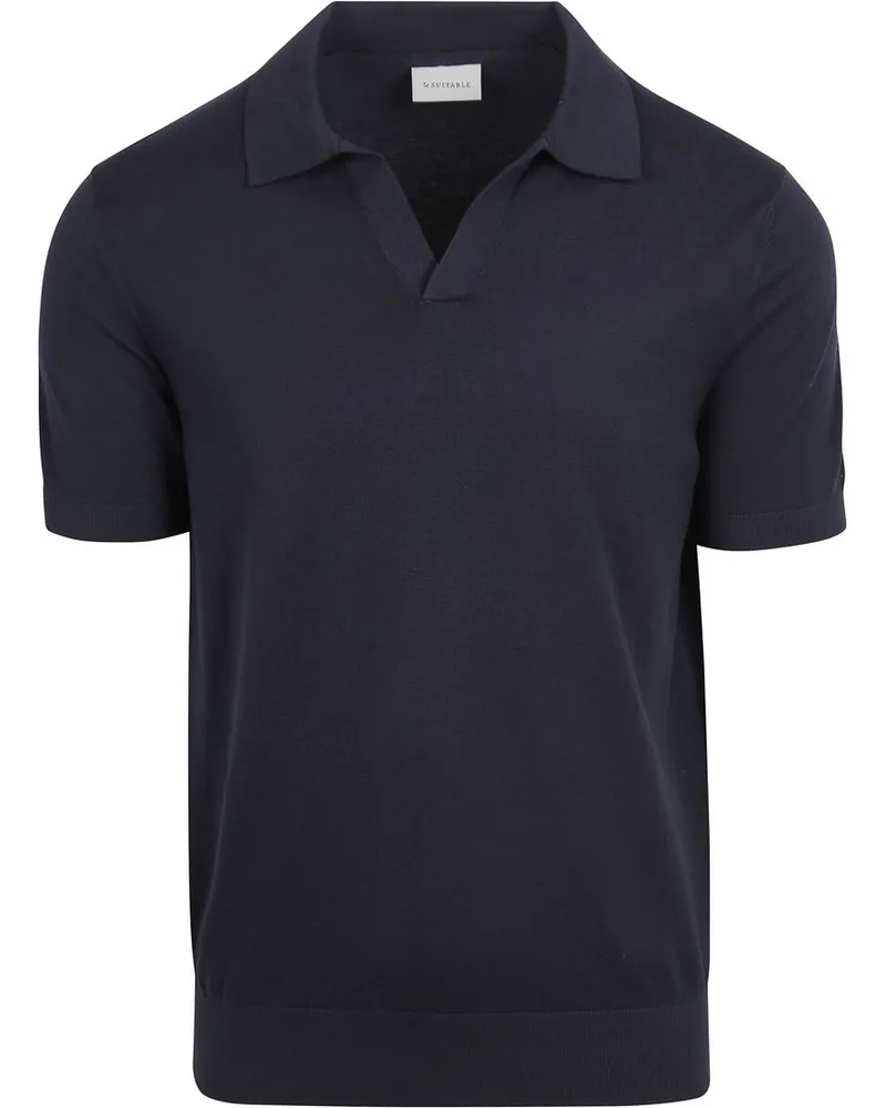 Suitable Poloshirt Riva Compact Navy Dunkelblau