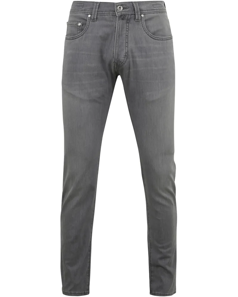 Pierre Cardin Hose Lyon Tapered Future Flex Grau Grau