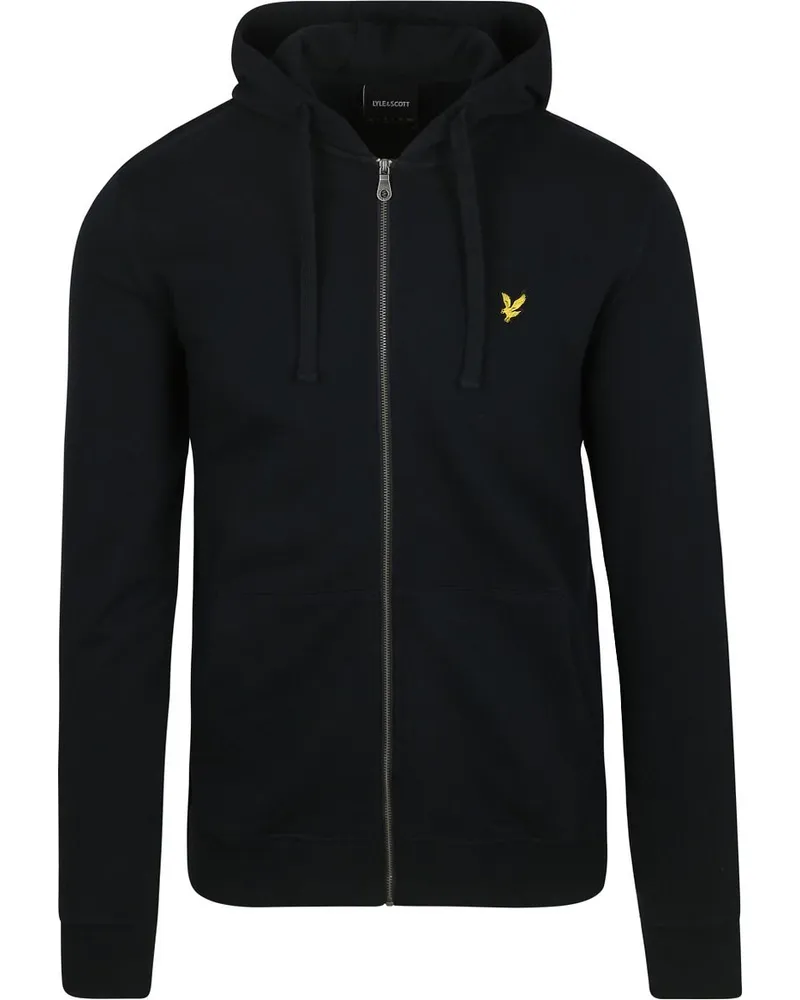 Lyle & Scott Lyle & Scott Cardigan Zip Hood Dark Navy Dunkelblau