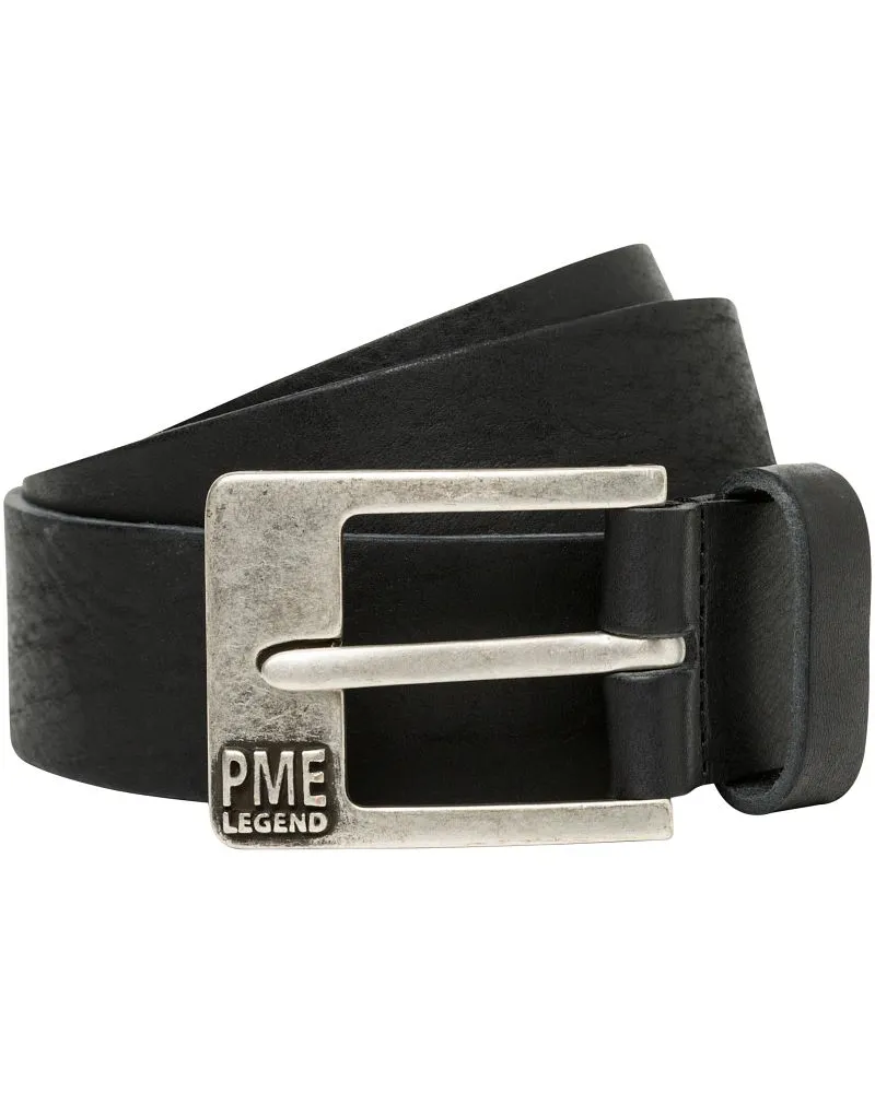 PME Legend Ledergürtel Schwarz Schwarz