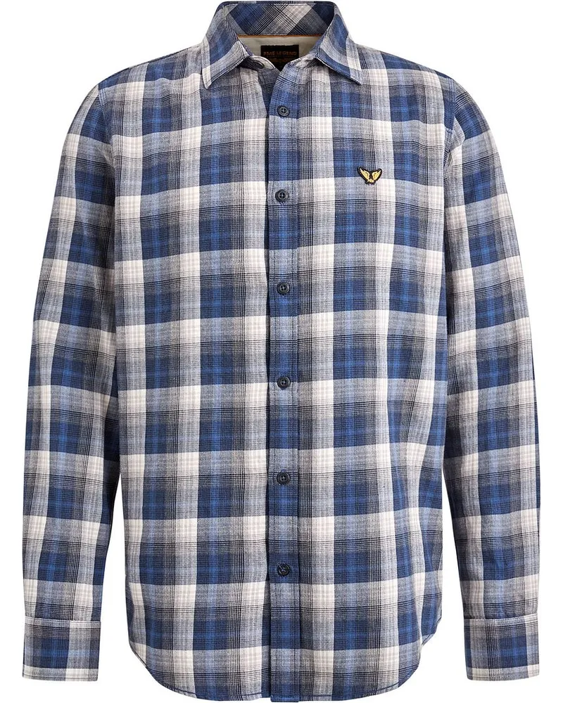 PME Legend Hemd Kariert Blau Blau