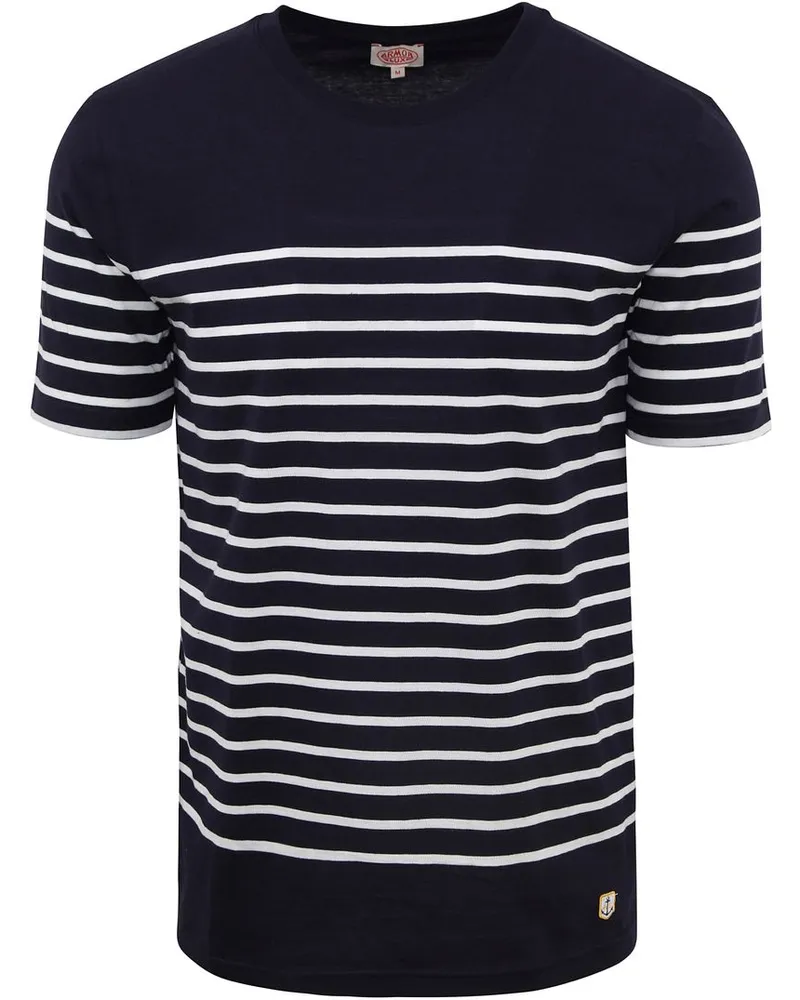 Armor-Lux Etel T-Shirt Streifen Navy Dunkelblau