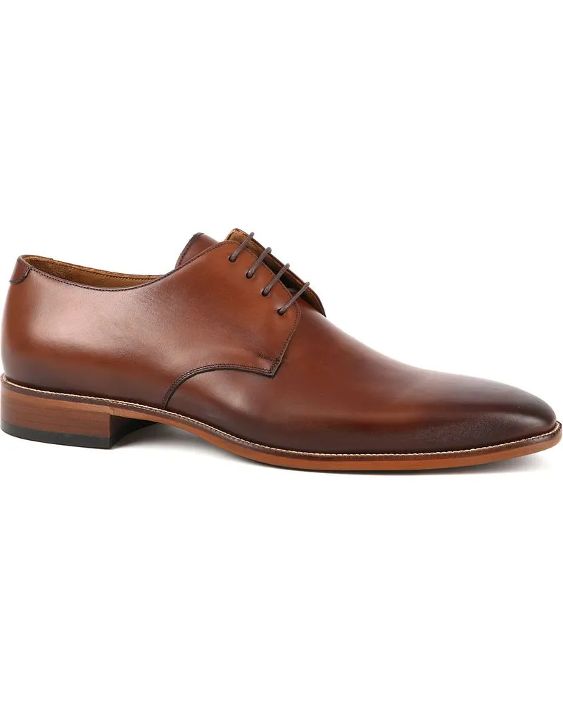 Suitable Leder Herrenschuhe Dunkelcognac Cognac
