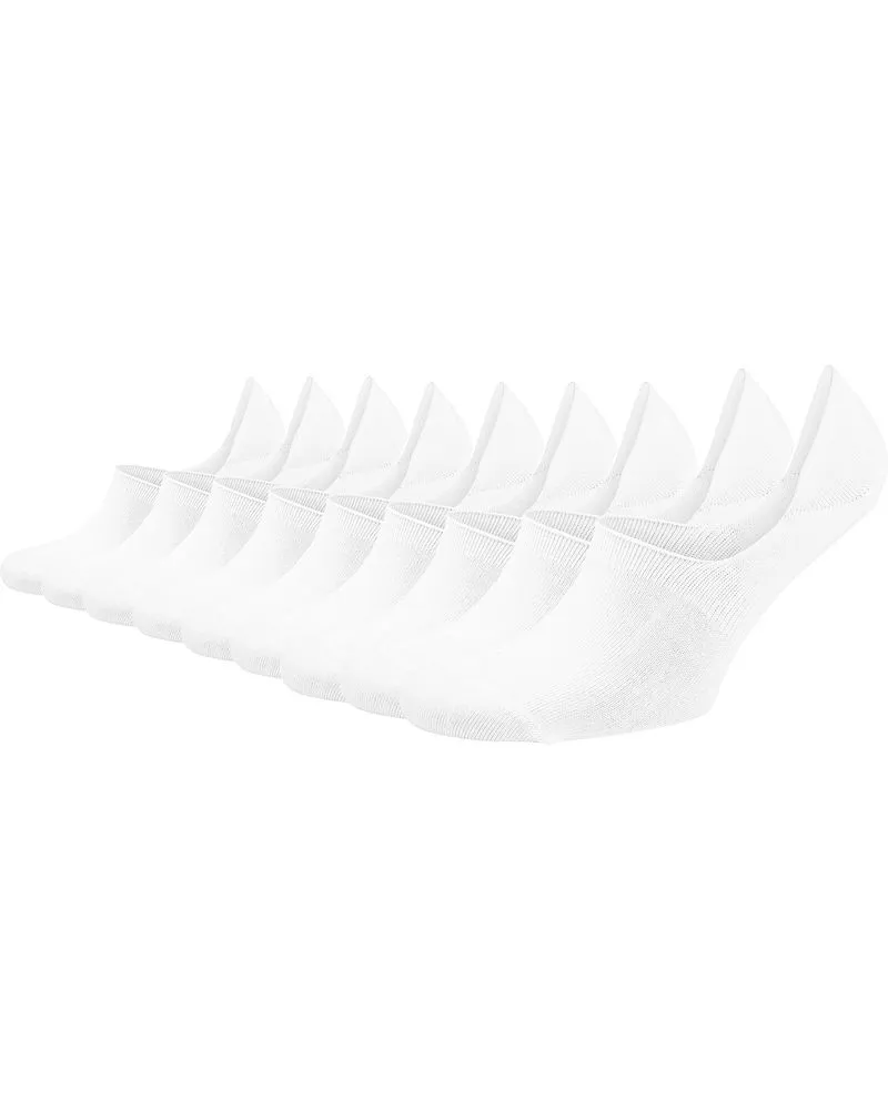 Suitable Füßlinge/ Sneaker Socken Weiß im 9er-Pack aus Bio-Baumwolle Weiß