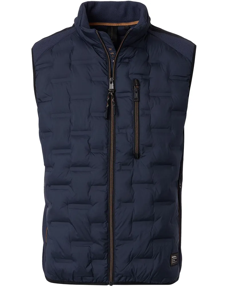 CasaModa Bodywarmer Squaredpuff Navy Blau