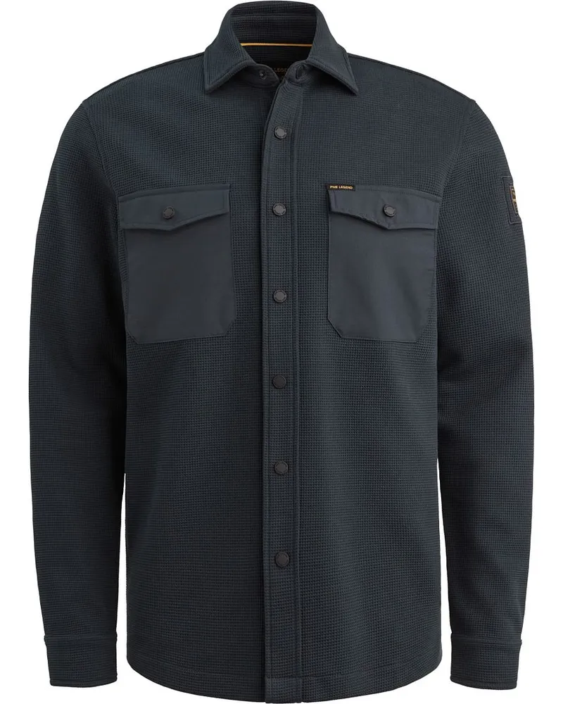 PME Legend Hemdjacke Waffle Navy Dunkelblau