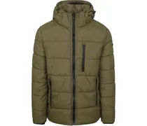 Jacke Hooded Puffer Grün